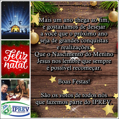 IPREV deseja Boas Festas!