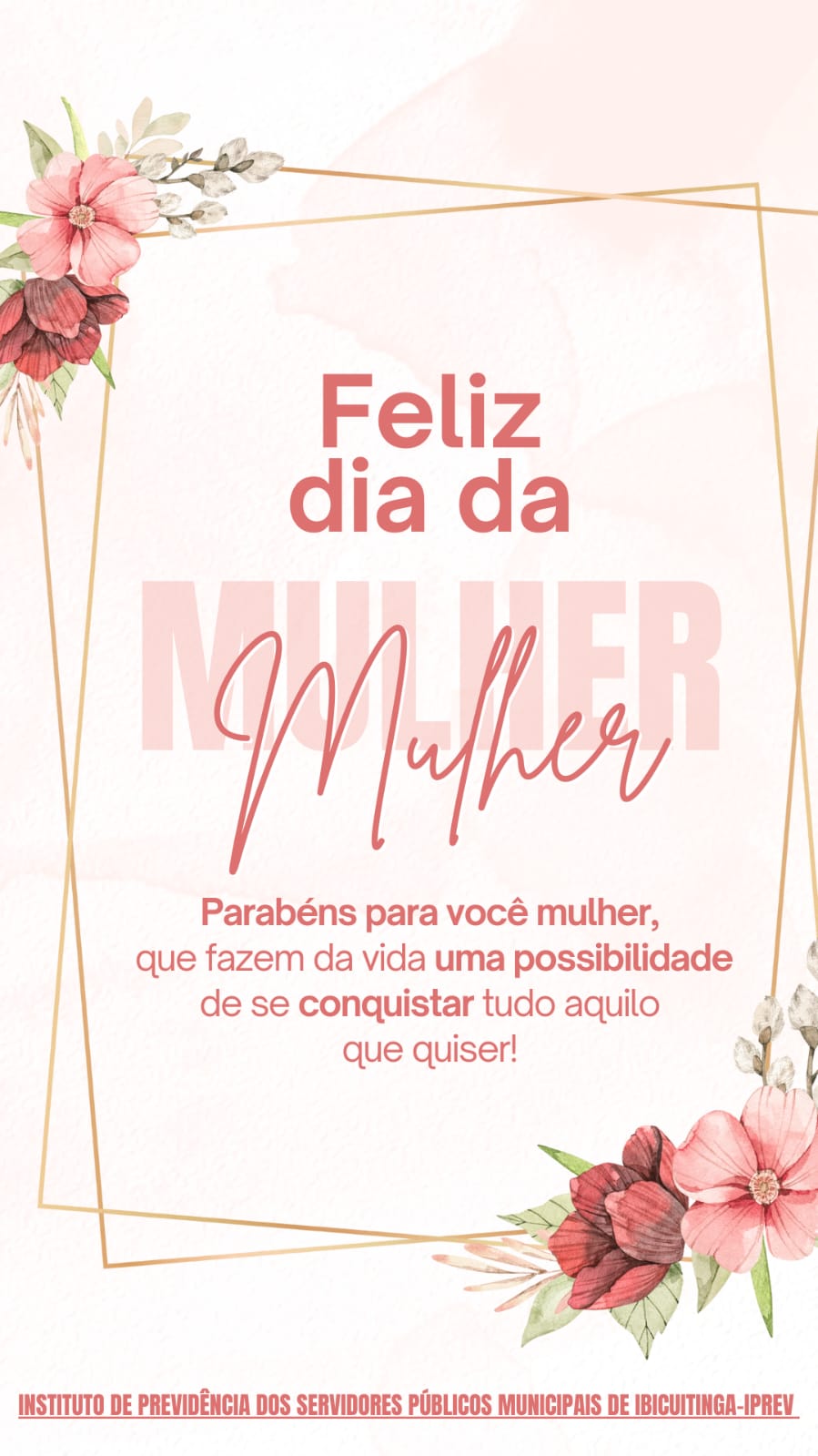 Dia internacional da mulher